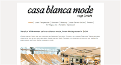 Desktop Screenshot of casablancamode.com